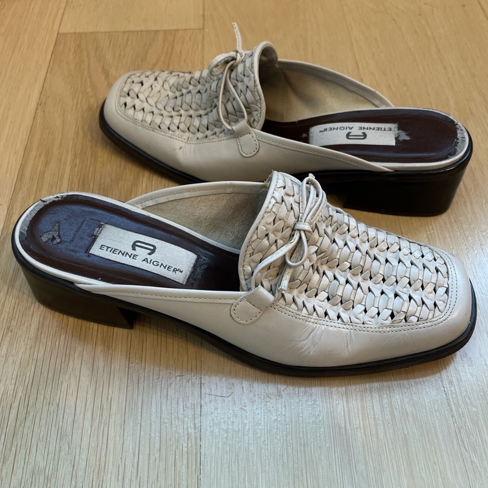 Vintage Etienne Aigner Mules
